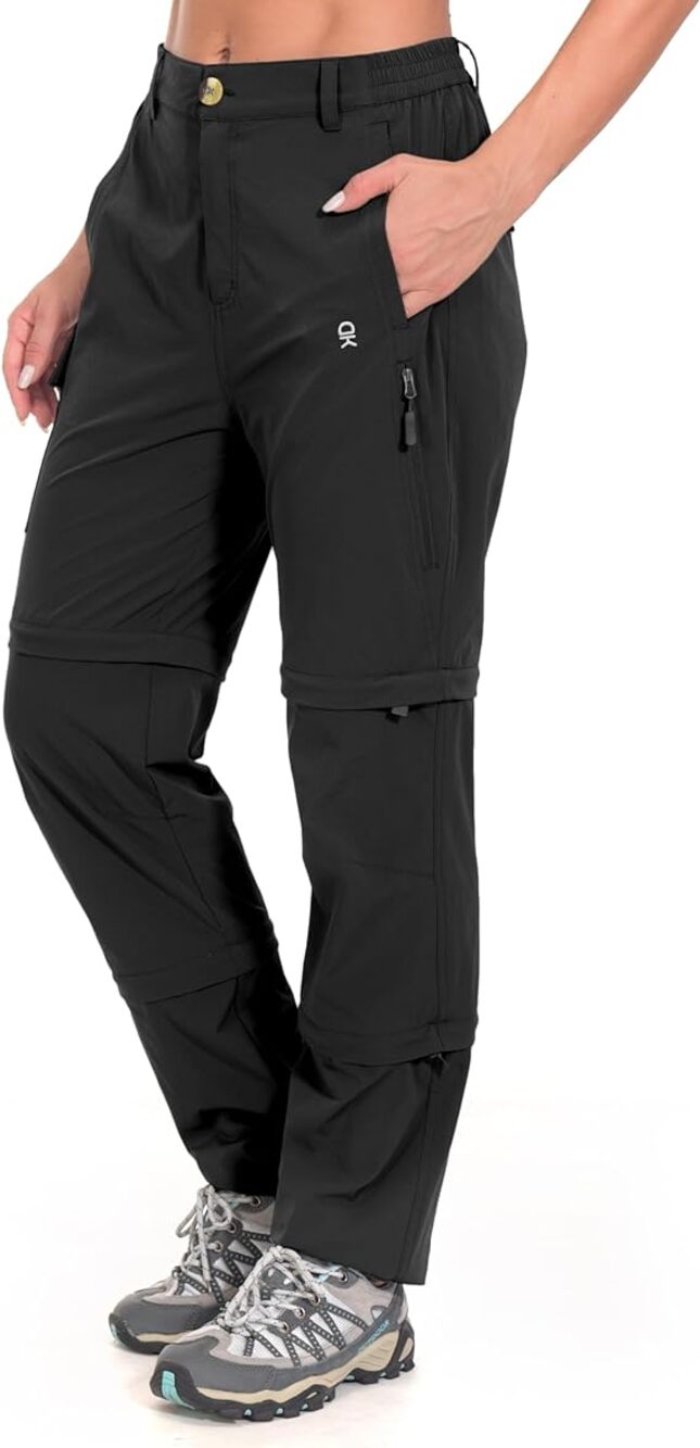 Little Donkey Andy Women's Stretch Convertible, Zip Off, Quick Dry Hiking Pants
